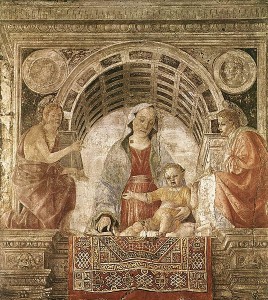 Madonna del Tappeto, 1485, Pinacoteca di Brera, Milano.